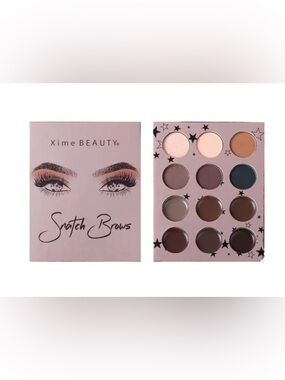 Xime Beauty Snatch Brows Palette - Neutral Brown & Taupe Shades